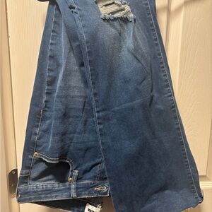 Fashion Nova Gray Bootcut Jeans